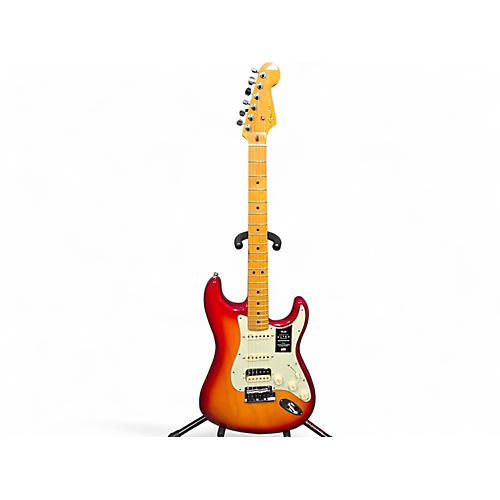 Fender Used Fender American Ultra Stratocaster HSS Cherry Sunburst Solid Body Electric Guitar Cherry Sunburst