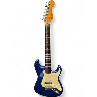 Used Fender American Ultra Stratocaster HSS Cobra Blue Solid Body Electric Guitar