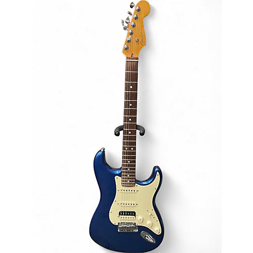 Used Fender American Ultra Stratocaster HSS Metallic Blue Solid Body Electric Guitar Metallic Blue