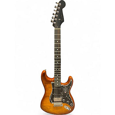 Used Fender American Ultra Stratocaster HSS Tiger Eye Solid Body Electric Guitar