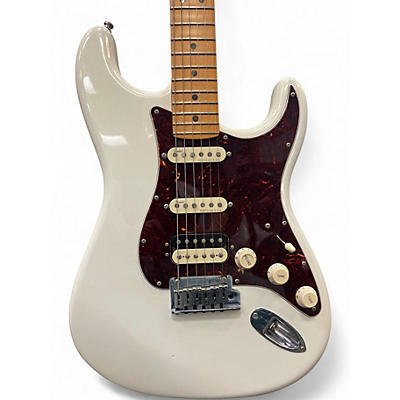 Used Fender American Ultra Stratocaster HSS White Solid Body Electric Guitar