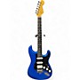 Used Fender American Ultra Stratocaster HSS noble blue Solid Body Electric Guitar noble blue