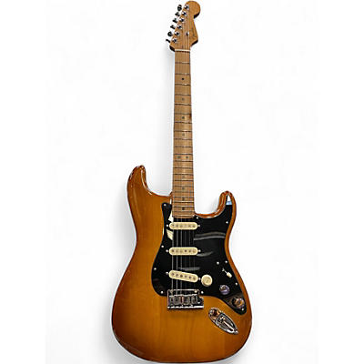 Used Fender American Ultra Stratocaster Limited Ed Roasted Maple Neck Honeyburst Solid Body Electric Guitar