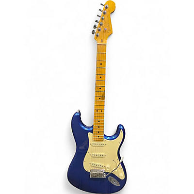 Used Fender American Ultra Stratocaster Metallic Blue Solid Body Electric Guitar