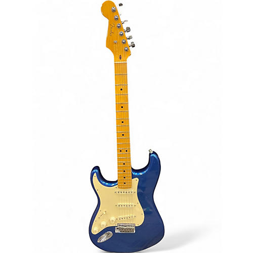 Used Fender American Ultra Stratocaster Metallic Blue Solid Body Electric Guitar Metallic Blue