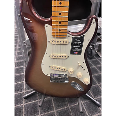 Fender Used Fender American Ultra Stratocaster Mocha Burst Mocha Burst Solid Body Electric Guitar