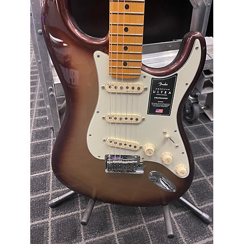 Fender Used Fender American Ultra Stratocaster Mocha Burst Mocha Burst Solid Body Electric Guitar mocha burst