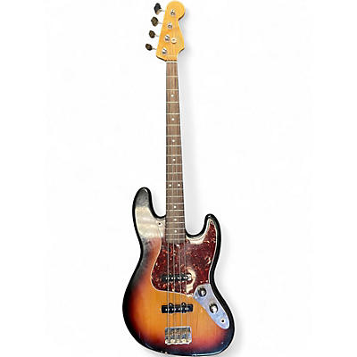 Used Fender American Vintage 1962 Jazz Bass Sunburst Electric Bass Guitar