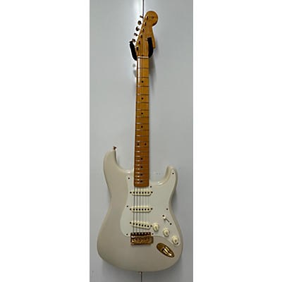 Fender Used Fender American Vintage '57 Mary Kaye Stratocaster White Blonde Solid Body Electric Guitar