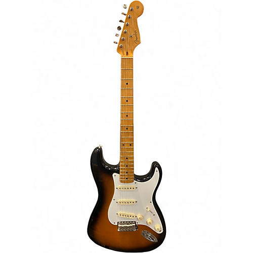 Used Fender American Vintage 57 Stratocaster 2 Color Sunburst Solid Body Electric Guitar 2 Color Sunburst