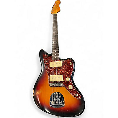 Used Fender American Vintage '62 Jazzmaster 3 Color Sunburst Solid Body Electric Guitar