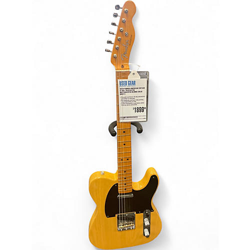 Used Fender American Vintage II 1951 Telecaster Butterscotch Blonde Solid Body Electric Guitar Butterscotch Blonde