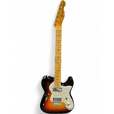 Used Fender American Vintage II 1972 Telecaster Thinline 3 Color Sunburst Hollow Body Electric Guitar