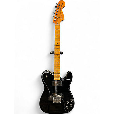 Used Fender American Vintage II 1975 Telecaster Deluxe Black Solid Body Electric Guitar