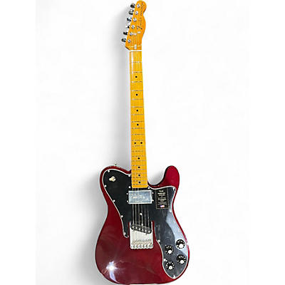 Used Fender American Vintage II 1977 Telecaster? Custom Trans Red Solid Body Electric Guitar