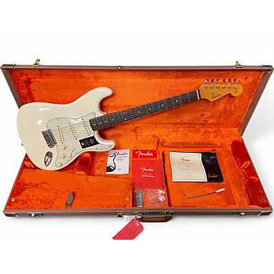 Used Fender American Vintage II Stratocaster Olympic White Solid Body Electric Guitar