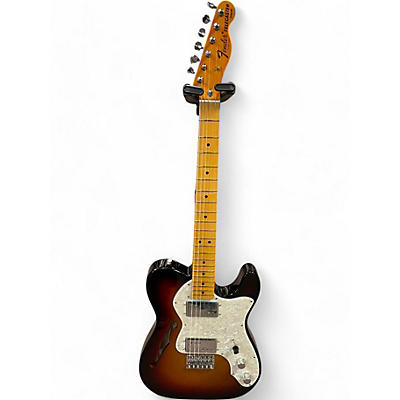 Used Fender American Vintage II Thinline Telecaster 3 Color Sunburst Hollow Body Electric Guitar