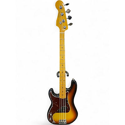 Used Fender American professional 1 3 Color Sunburst Electric Bass Guitar