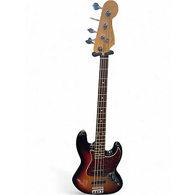 Used Fender American standard jazz bass 2 Color Sunburst Electric Bass Guitar
