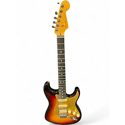 Used Fender American ultra II Stratocaster  2 Tone Sunburst Solid Body Electric Guitar