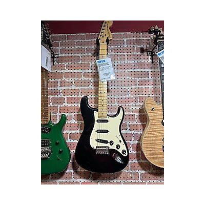 Fender Used Fender Artist Series Billy Corgan Signature Stratocaster Black Solid Body Electric Guitar