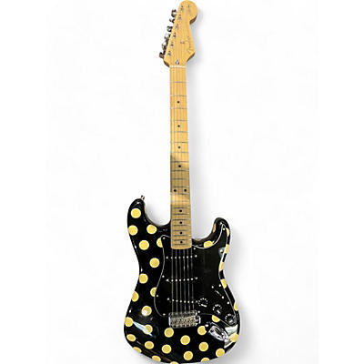 Fender Used Fender Artist Series Buddy Guy Polka Dot Stratocaster Black With White Polka Dots Solid Body Electric Guitar