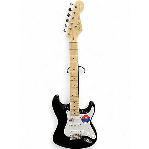 Used Fender Artist Series Eric Clapton Stratocaster Black Solid Body Electric Guitar Black