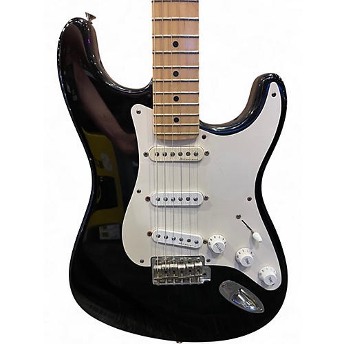 Used Fender Artist Series Eric Clapton Stratocaster Black Solid Body Electric Guitar Black