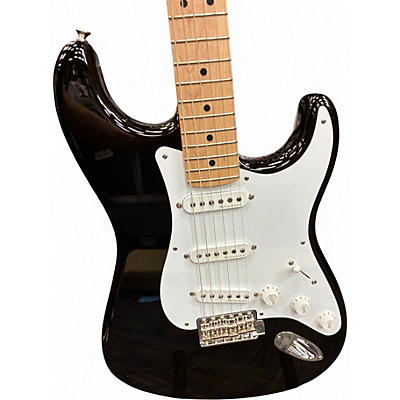 Used Fender Artist Series Eric Clapton Stratocaster Black Solid Body Electric Guitar