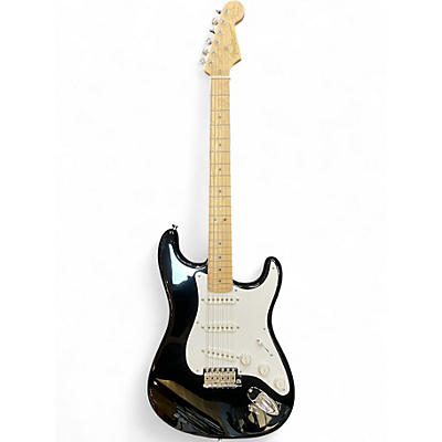 Used Fender Artist Series Eric Clapton Stratocaster Black Solid Body Electric Guitar