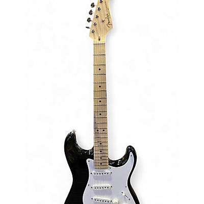 Used Fender Artist Series Eric Clapton Stratocaster Black Solid Body Electric Guitar