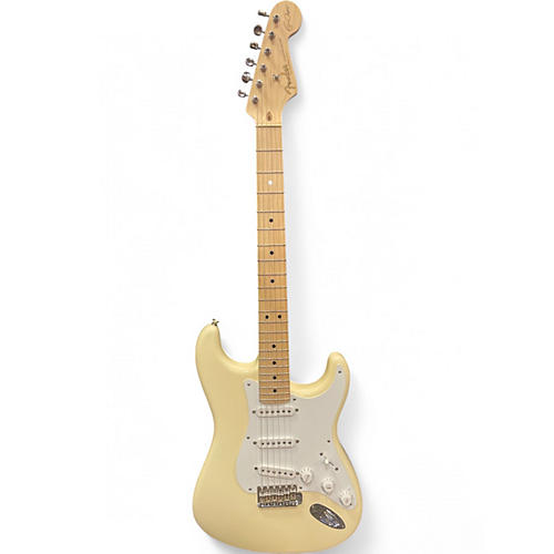 Used Fender Artist Series Eric Clapton Stratocaster Classic White Solid Body Electric Guitar Classic White