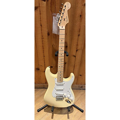 Fender Used Fender Artist Series Eric Clapton Stratocaster Olympic White Solid Body Electric Guitar