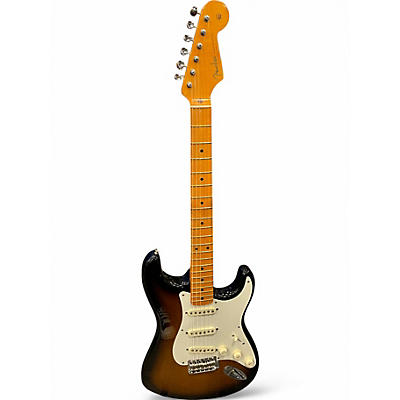 Used Fender Artist Series Eric Johnson Stratocaster 2 Color Sunburst Solid Body Electric Guitar