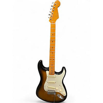Used Fender Artist Series Eric Johnson Stratocaster 2 Color Sunburst Solid Body Electric Guitar