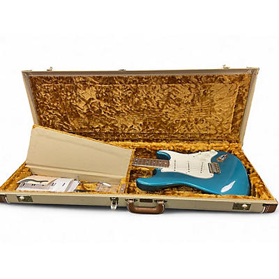 Used Fender Artist Series Eric Johnson Stratocaster Aqua Fire Mist Solid Body Electric Guitar