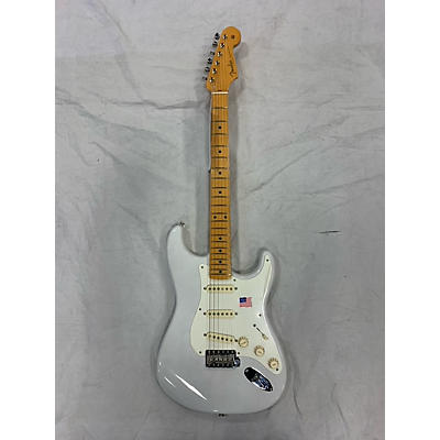 Fender Used Fender Artist Series Eric Johnson Stratocaster BLONDE WHITE Solid Body Electric Guitar