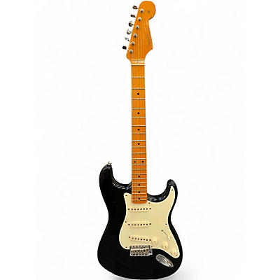 Used Fender Artist Series Eric Johnson Stratocaster Black Solid Body Electric Guitar