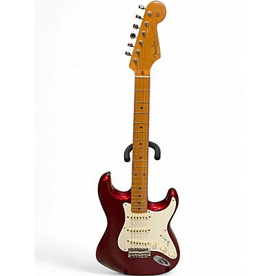 Used Fender Artist Series Eric Johnson Stratocaster Candy Apple Red Solid Body Electric Guitar