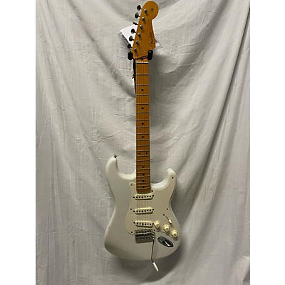 Fender Used Fender Artist Series Eric Johnson Stratocaster White Blonde Solid Body Electric Guitar