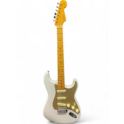 Fender Used Fender Artist Series Eric Johnson Stratocaster White Blonde Solid Body Electric Guitar