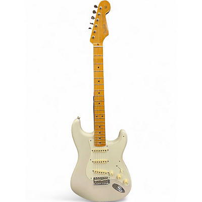 Used Fender Artist Series Eric Johnson Stratocaster White Blonde Solid Body Electric Guitar