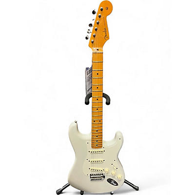 Fender Used Fender Artist Series Eric Johnson Stratocaster White Solid Body Electric Guitar