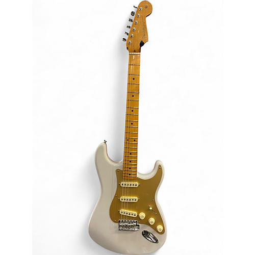 Used Fender Artist Series Eric Johnson Stratocaster White Solid Body Electric Guitar White