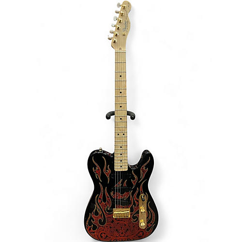 Used Fender Artist Series James Burton Telecaster PAISLEY FLAMES Solid Body Electric Guitar PAISLEY FLAMES