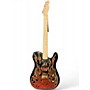 Used Fender Artist Series James Burton Telecaster RED FLAMES Solid Body Electric Guitar RED FLAMES