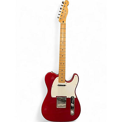 Used Fender Artist Series James Burton Telecaster Wine Red Solid Body Electric Guitar