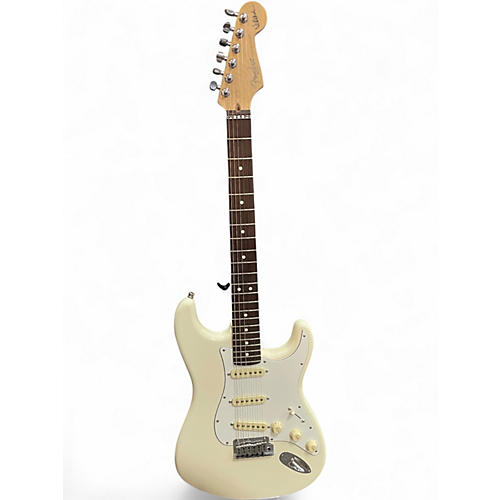 Used Fender Artist Series Jeff Beck Stratocaster Olympic White Solid Body Electric Guitar Olympic White