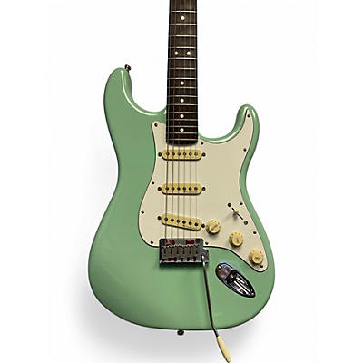 Used Fender Artist Series Jeff Beck Stratocaster Seafoam Green Solid Body Electric Guitar