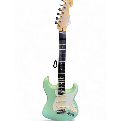 Used Fender Artist Series Jeff Beck Stratocaster Surf Green Solid Body Electric Guitar